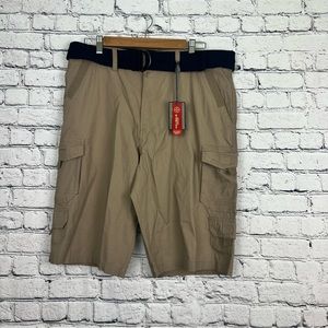 Beverly Hills Polo Club Cargo Short Relaxed Straight Fit Size 34 NWT